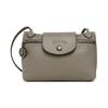 Le Pliage Xtra 20 Flap Snap Button Zipper Closure Leather Mahjong Shoulder Crossbody Bag Women Bags Dove-Gray 10188987P55