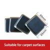 4Pcs Plastic Sliding Foot Pad Square/Round Furniture Leg Protection Pad Slide Wear-Resistant Floor Protection Foot Cover