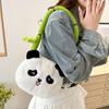 Versatile New Cartoon Panda Plush Handheld Doll Versatile Diagonal Cross Bag