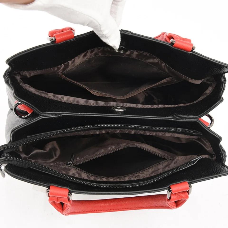 PU Leather Casual Shoulder Crossbody Bags for Women Ladies Luxury Designer Large Capacity Travel Handbag