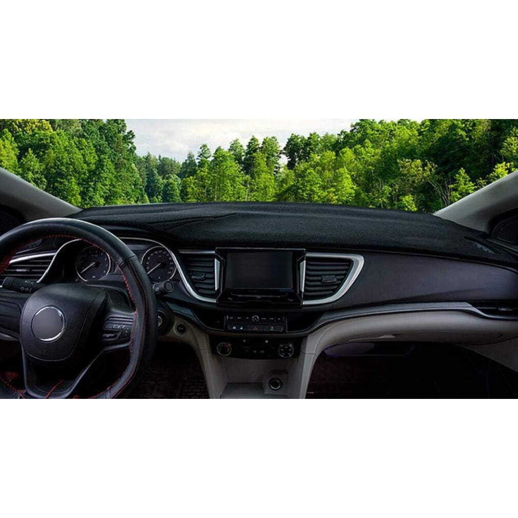 Black Dashboard Cover Dash Cover Mat Dash Pad Compatible for Buick Encore GX 2020-2021