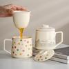Thousand Li of Mountains and Rivers Ceramic Office Mug - Cultural and Creative Gift for Clients