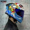 LVS Motorcycle Helmet Men's Women's Motocross Full Helmet Personality Cool Racing Helmet Casco Moto DOT Certification