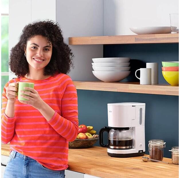 Coffee Maker Braun KF 1100 WH (0X13211053)