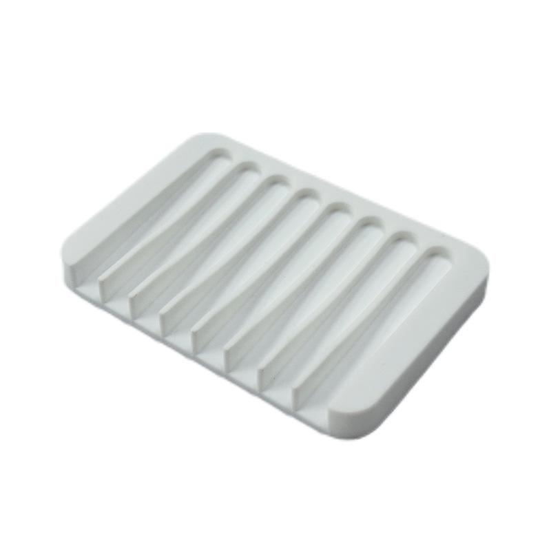 

Soap Dish with Drainage, Silicone Non-slip Soap Holder and Storage Rack