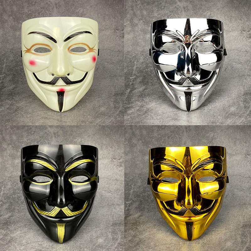 Vendetta Hacker Mask Anonymous Christmas Party Gift For Adult Kids Film Theme