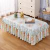 Lace Tablecloth Refinement Red Rectangular Dining Coffee Table Cover Cloth Living Room Home Decoration European-style Dust Cover