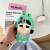 3D Cute Crying Girls Phone Case For iPhone 17 16 15 14 13 Pro Max Soft Silicone Cover