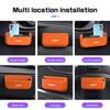 LYSH4 Leather Car Side Pocket Organizer Bag for KIA K3 K5 Sportege Picanto Optima Soul Ceed Sorento Forte Adhesive Door Storage Pouch