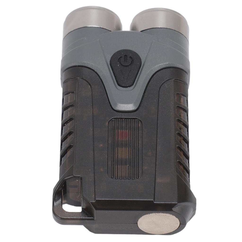 LED Small Powerful EDC Flashlight Mini Keychain Flashlight Outdoor Camping Signal Light Gray