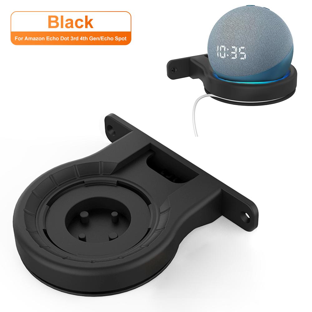 Echo Dot Wall Mount Holder For Amazon Alexa Echo Dot 4 5 3rd Generation Speaker Bracket Space Saving With Cord Management Stand
