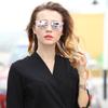 RMM New Clear Sunglasses Women Men Transparent Frame Night Vision Sun Glasses Mirror Reflective Glasses UV400 Eye Wear
