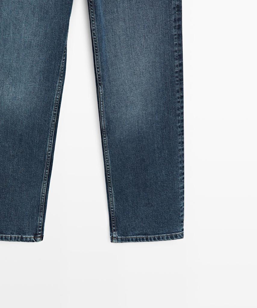 Masimodutti Mid-Waisted Straight Fit Jeans
