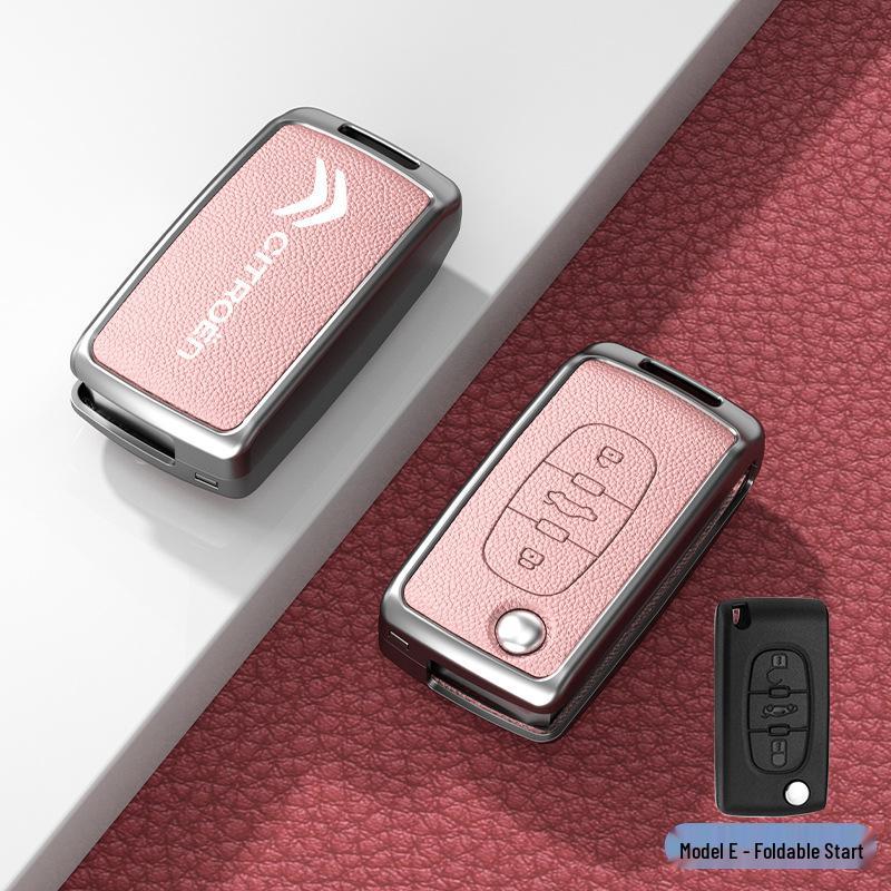 Car Key Cover & Buckle for Citroen C3XR, C4L, Tianyi, C5, C4 Sega, Elysee, C6 Models