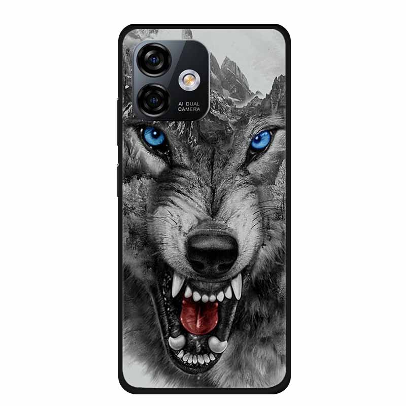For Ulefone Note 16 Pro Case Animals Soft Silicone TPU Back Cover Phone Cases For Ulefone Note16 Pro 16Pro Bumper Wolf Fundas