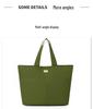Damen Große Canvas-Tasche: Vielseitige Einkaufs-, Pendler- und Strandtasche