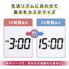 MAG Alarm Clock, Small Digital Desk Clock with Thermometer, Calendar, Electronic Sound, Alarm, Snooze, Light, White Brim T-779A WH-Z (Noah Precision)