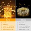 Solar LED Light String Outdoor Waterproof Flower Light Solar Garden Fairy Decoration Festival Party Atmosphere Color Light