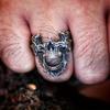 Vintage Gothic Skull Rose Ring For Men WoVintage Gothic Skull Rose Ring For Men Women Hip Hop Biker Finger Ring Halloween Birthd