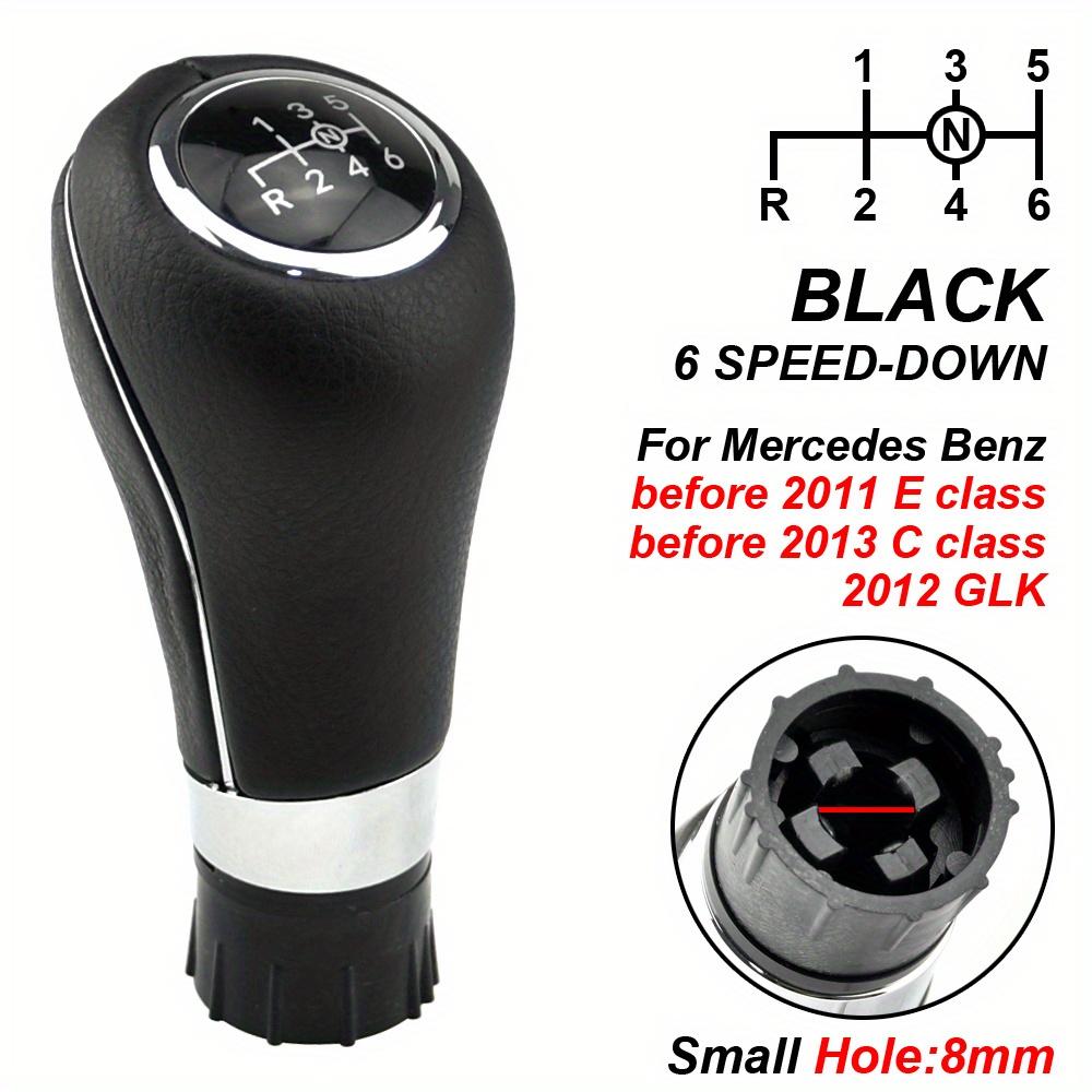 14.5mm/8mm Manual Car Shift Gear Knob Lever Gaitor For Mercedes Benz W204 C204 C63 C300 C250 W207 A207 W212 2008-2014
