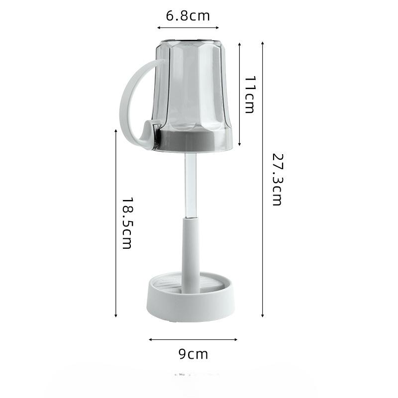 

Студентський гуртожиток Чашка для зубної щітки Чашка для миття рота Питна чашка Побутова чашка для чищення зубів Прозорий пластиковий набір чашок для полоскання рота wash set білий