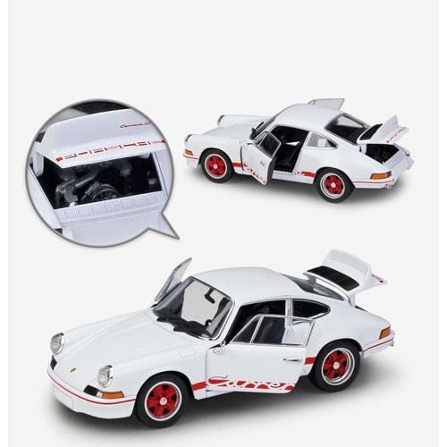 Willy WELLY 1/24 Scale 1973 Porsche 911 Carrera RS 2.7 White Diecast Car