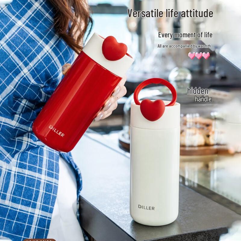 Dileber Barn 316 Rostfritt Stål Hjärtdesign Termos