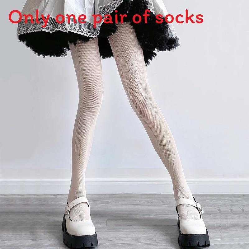 Vintage Lace Flower Mesh Stockings For Women With Sheer Hollow Floral Design For Spring Fashion
