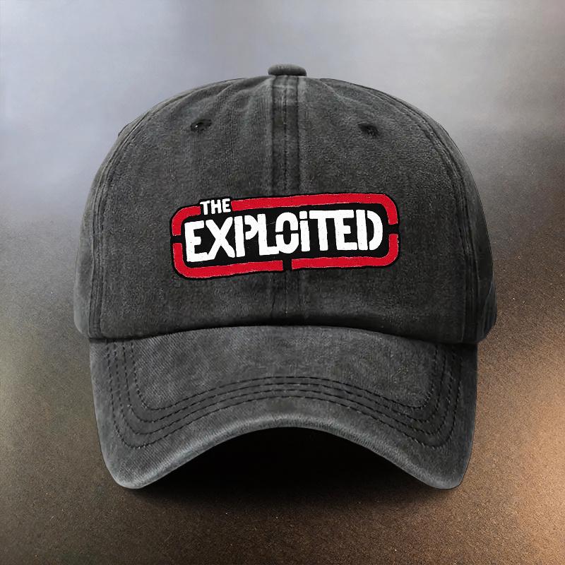 A Washed The Exploited Baseball Cap a Sunshading Hat for Daily Outings a Musthave Fashionable Couples Hat Featuring a St