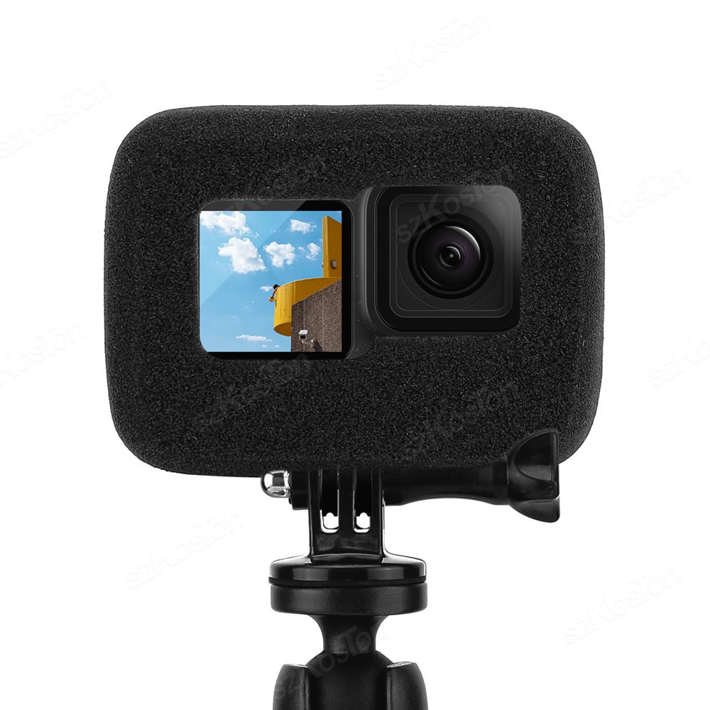 Windshield Wind Noise Reduction Sponge Foam Case For GoPro Hero 11 11 11 9 Cover Housing Windproof Case Go Pro 11 11 Accessories