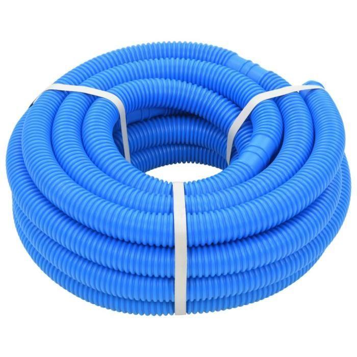 VidaXL Tuyau de piscine Bleu 32 mm 12,1 m
