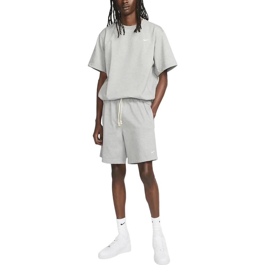 Nike Dri-FIT Standard Issue Logo Print Crew Neck Pullover Short Sleeve T-Shirt Men Tops Dark-Grey DX0328-063