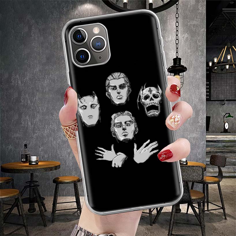 Anime JoJo Killer Queen Soft Phone Case For IPhone 11 17 Air 16E 16 Pro Max 15 + 14 Plus 13 Mini 12 Apple 7 SE 8 Fundas Coque 11