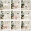 Cartoon Christmas Tree Pendant Plush Christmas Tree Heart Love Star Pendant Exquisite Christmas Socks