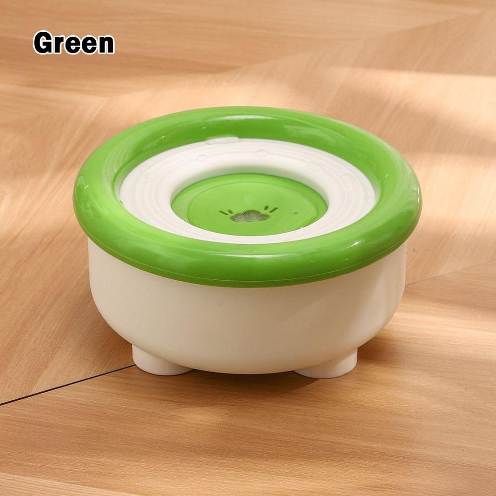 

Durable Large Capacity Dog Water Bowl Moisture-proof Filter Cat Water Bowl Non-Slip Splash-proof Pet supplies for Puppy Cat зелений