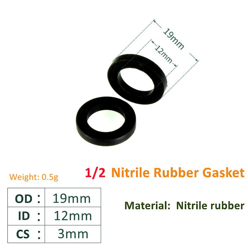 Nitrile Rubber Round O Ring Corrosion Oil Resistant Seal Washer PTFE Flat Gasket Ring Seals Joints Gaskets Spacers for Bolt
