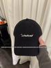 Korean alphabet embroidery soft top baseball hat cotton couple wide brim showing face small big head circumference versatile sunshade cap