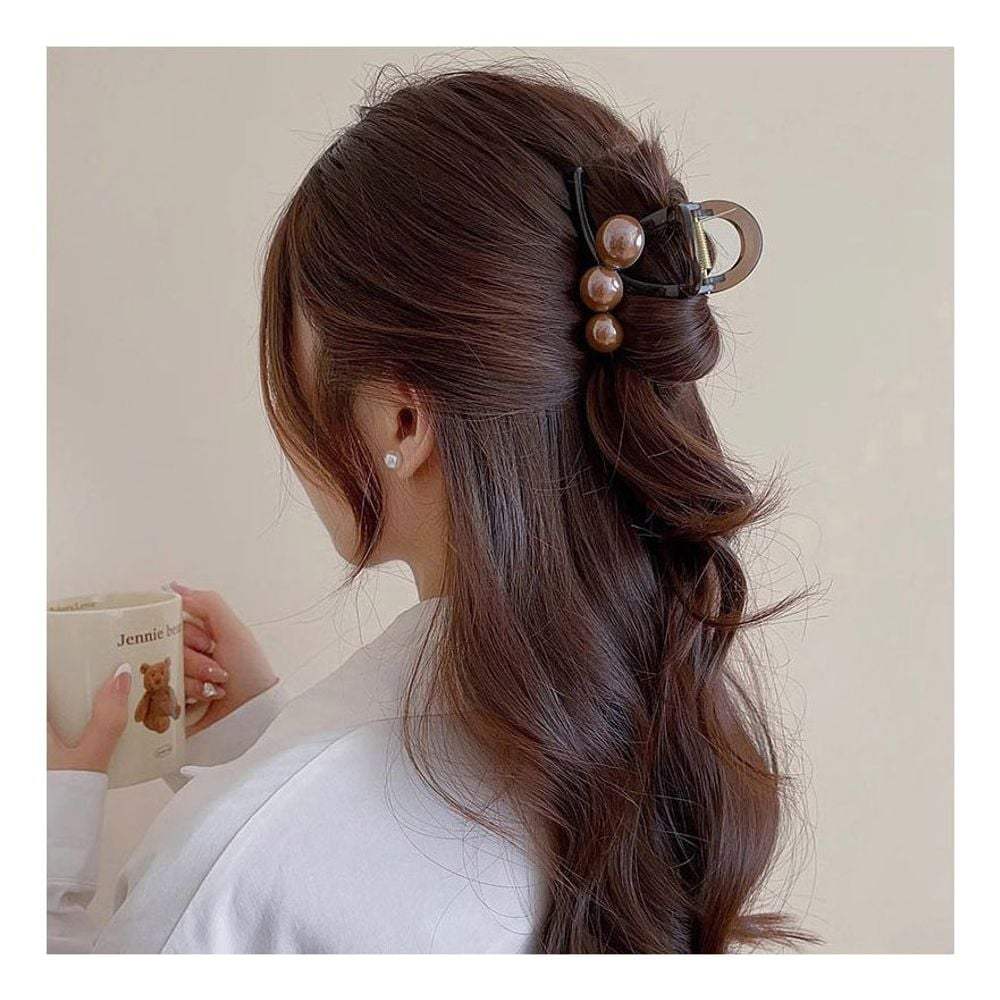 

Красивая и повседневная заколка-пинка половинный шар 8 см transparency