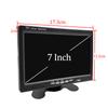 Hippcron 7 Inch Car Monitor Screen Rear View Support Camera Digital 2 Way Video Input Reversing Image TFT LCD Parking System