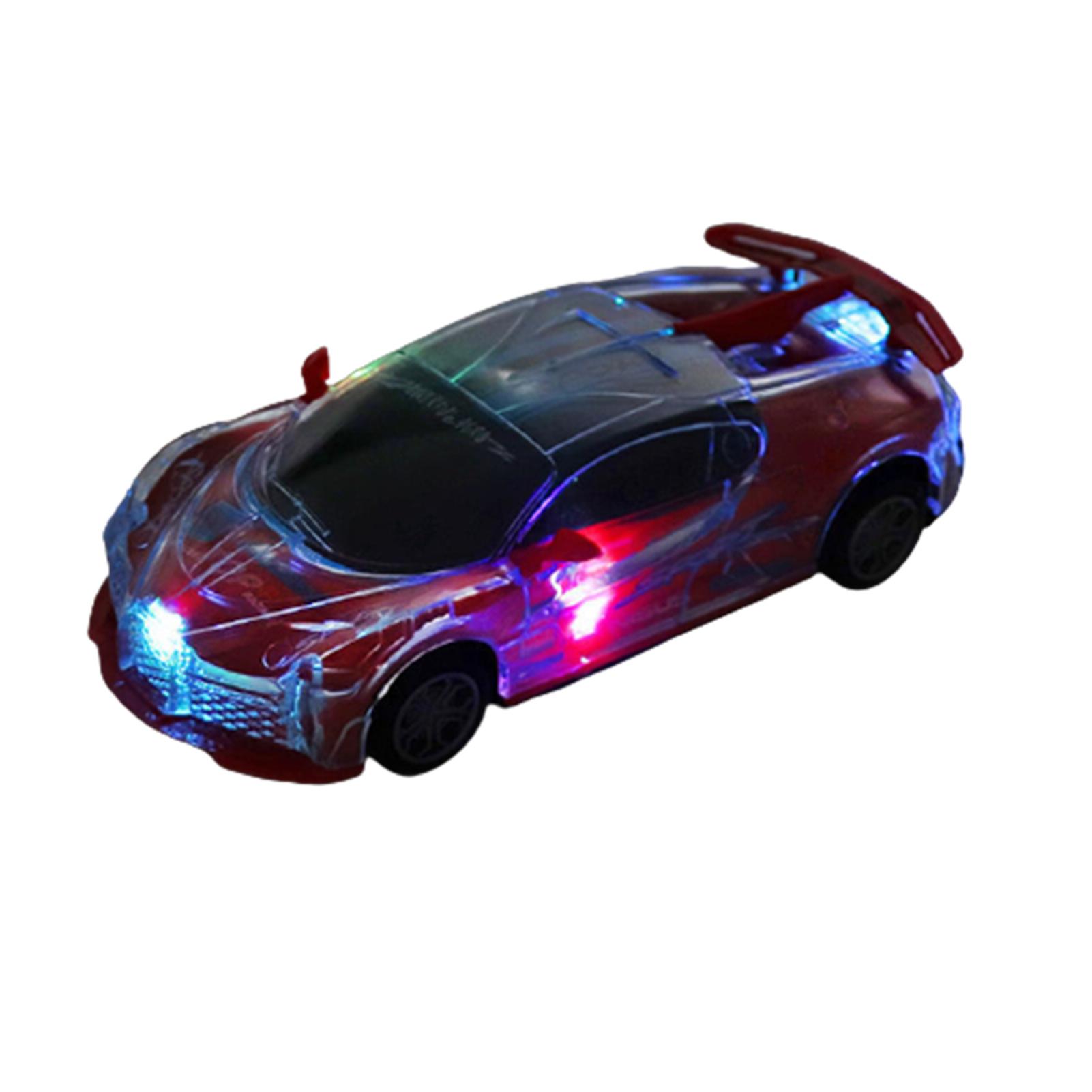 Cartoon Pull Back Sports Car/Police Car Toy Light And Music Gift Baby Educational Toy Police Car красный