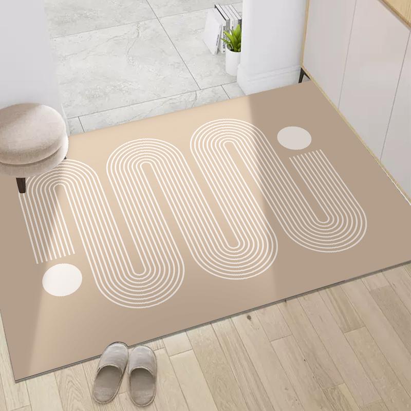 

Luxury Entrance Doormat Welcome Indoor Outdoor Door Mat Anti-slip Bathroom Carpet Room Rug Front Door Floor Mats For Living Room 50cmx80cm