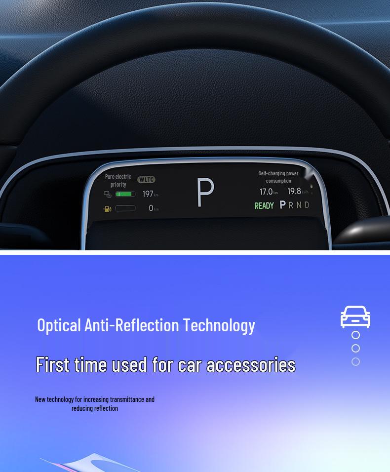 2024-2025 Li Auto L6 Dustproof HUD Cover: Dashboard Protective Interior Accessory