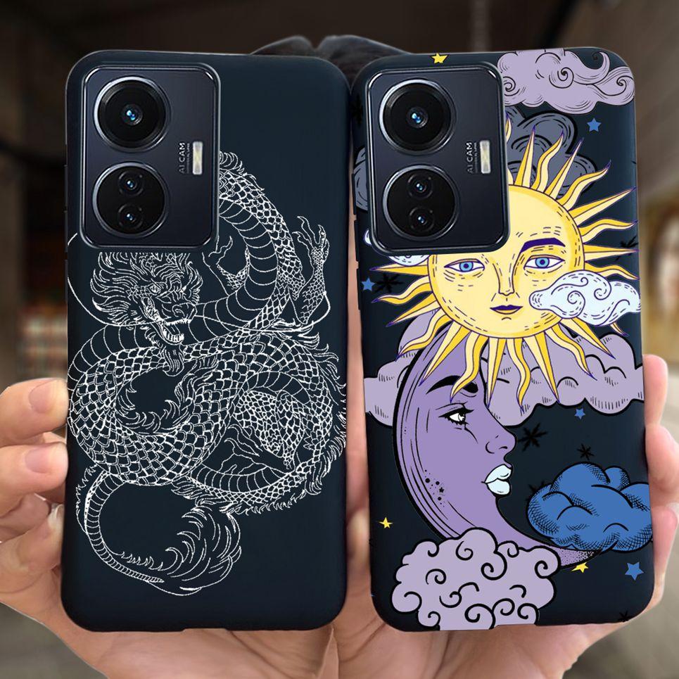 Cute Animal Cartoon Case For Vivo Y55 4G 5G Cases Luxury Silicone Cover For Vivo Y75 4G 5G Fundas Silicone Cool Style Bumper
