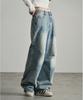 Awodeijeu Assemble Wide Balloon Denim Pants [Light Blue]