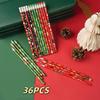12/24/36 Pcs Halloween Christmas Theme Wooden Pencil Student School Stationery Halloween Party Gifts Supplies For Children