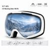 Double-layer anti-fog children's ski goggles, high-definition, UV-resistant, spherical lenses, outdoor mountaineering, windproof, and snowproof