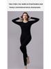 German Velvet Women's Thermal Underwear: Plus Velvet, Thickened, Antibacterial, Skin-Beautifying Suit for Autumn