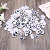 Large Mixed Packaging Cartoon Eyes Black Eyes White Base Plastic Children's Crafts Model Dolls Toys Ornaments AdornmentL
