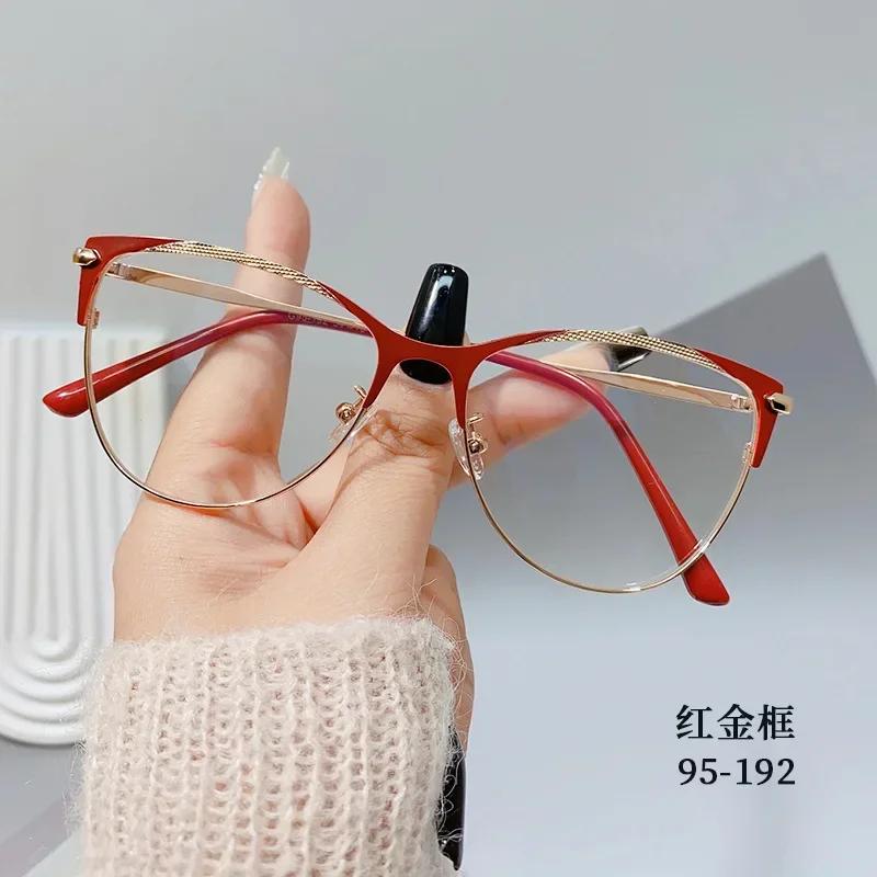 

Stylish Luxurious Women Transparent Anti Blue Color Light Glasses Computer Eyewear Frame Men Brand Style Designer Optical Spectacle Eyeglasses