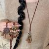 National Style Necklace - Women's Vacation Style Necklace - Retro and Elegant Sweater Chain Accessory